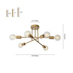 Vallin Moderne Messinglampe