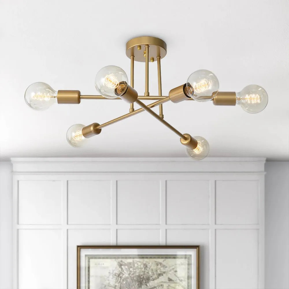 Vallin Moderne Messinglampe