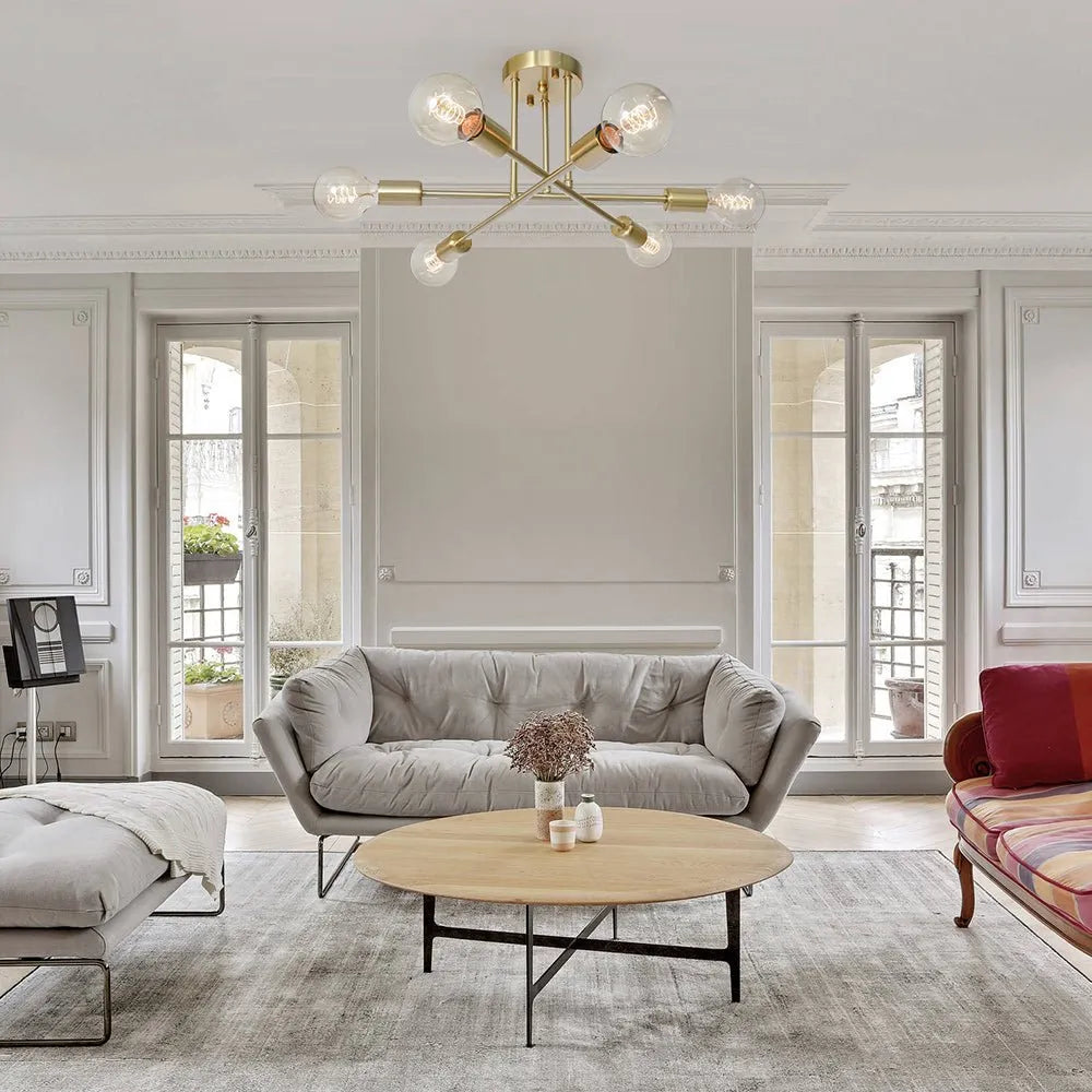 Vallin Moderne Messinglampe