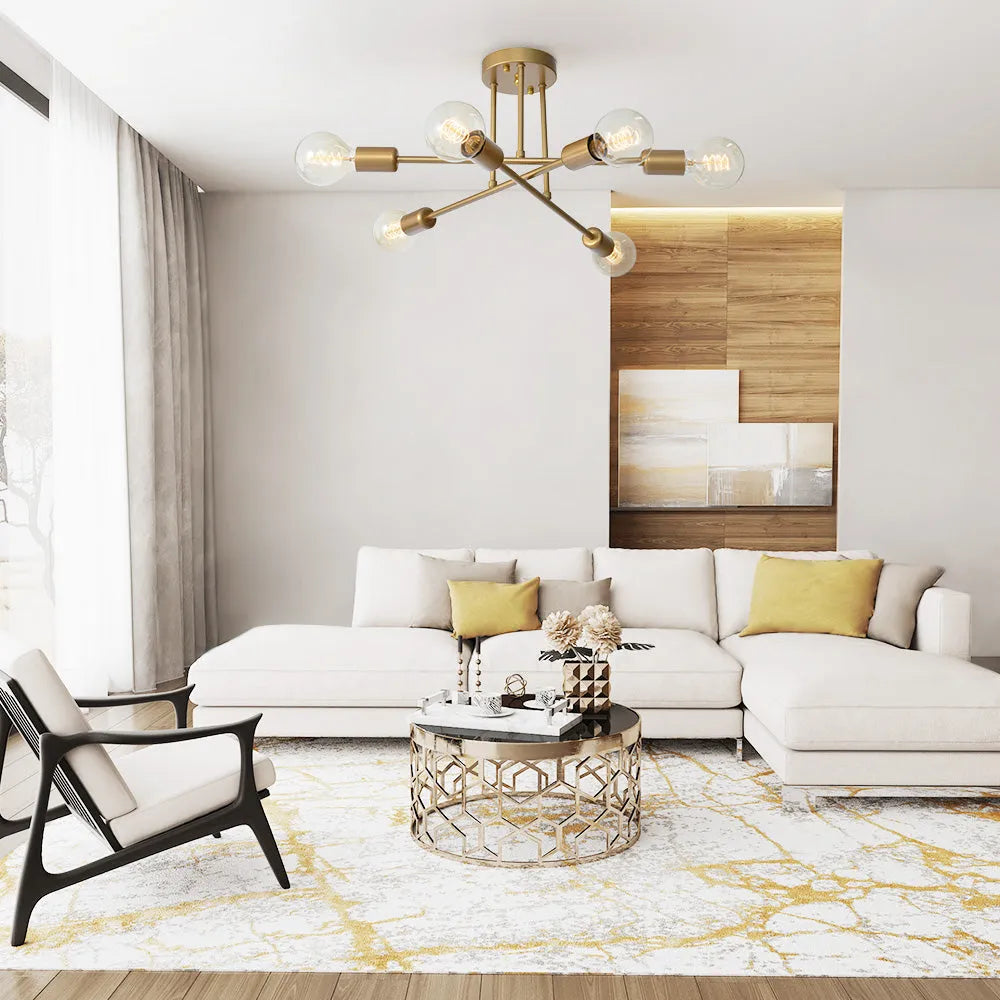 Vallin Moderne Messinglampe